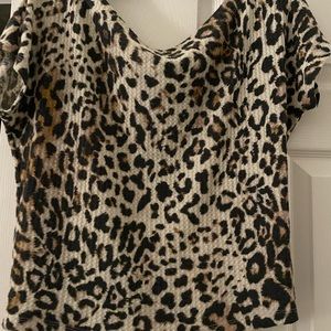 EXPRESS ANIMAL PRINT TOP Size XS